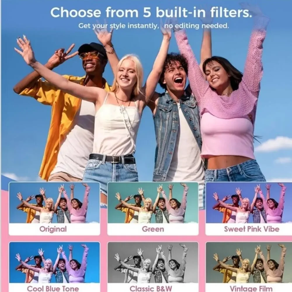 Tiny Fully Functional Wireless Digital Camera Photo Video Audio No App Required